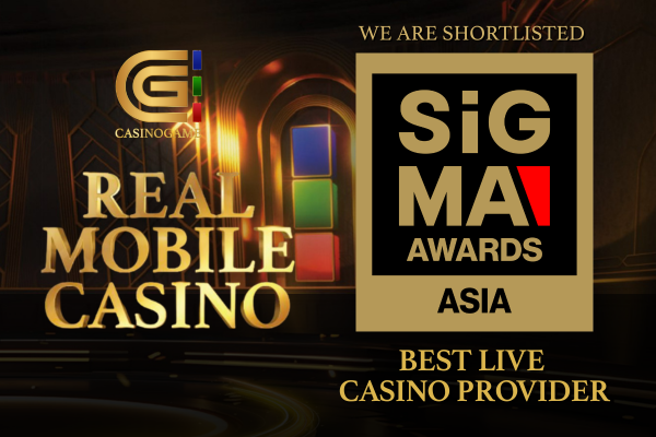 Casinogame Nominated for Best Live Casino Provider at SiGMA Asia Awards 2025